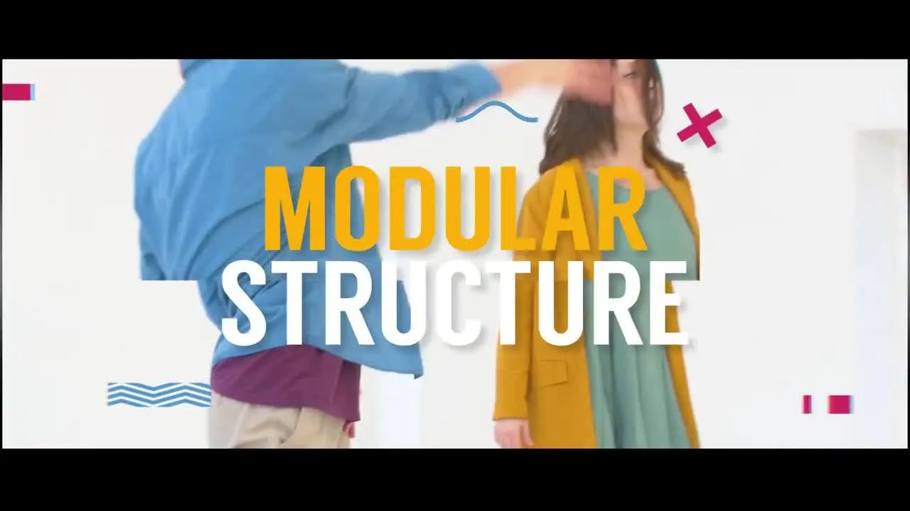 商业广告推广转场过渡像素设计精选AE模板