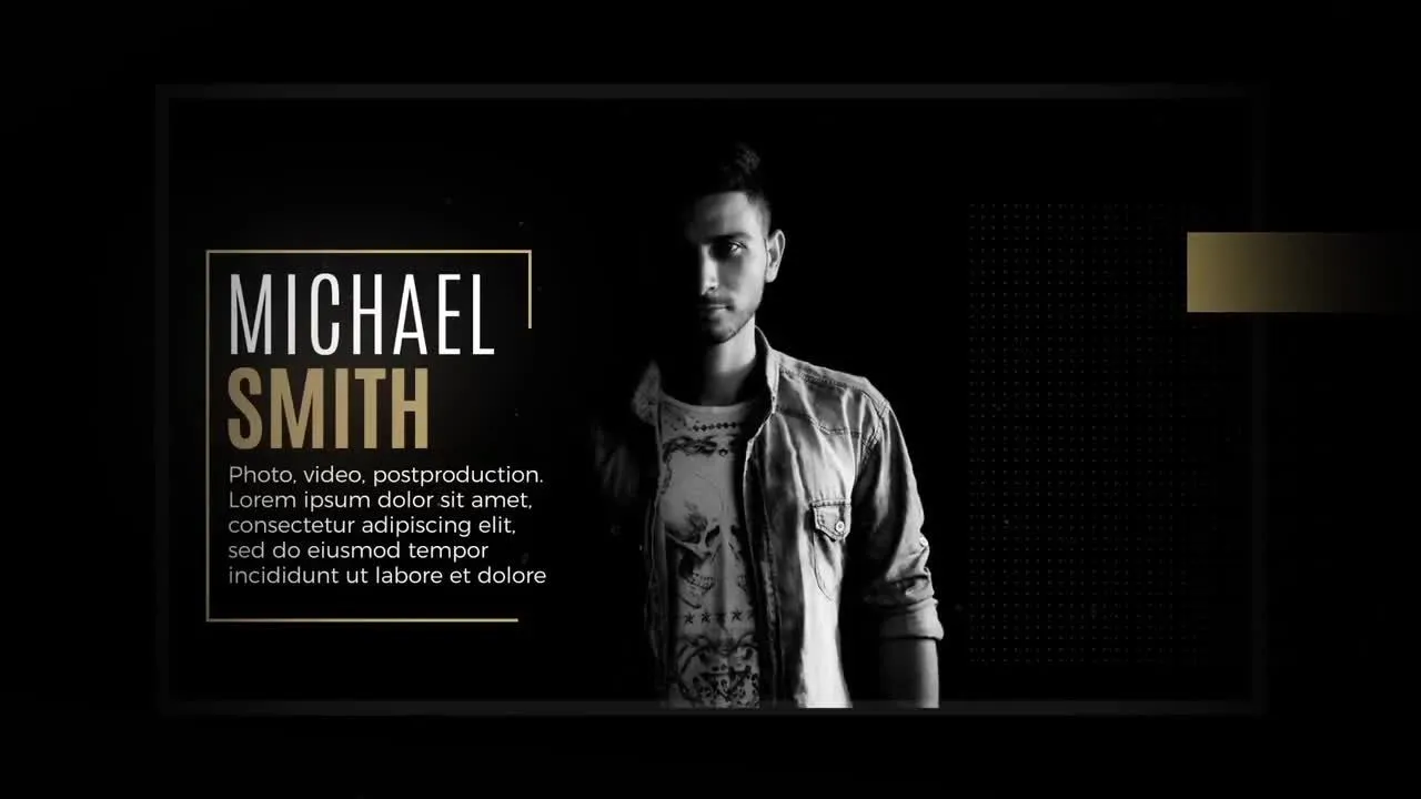 摄影师作品展示图文展示宣传视频像素设计精选AE模板