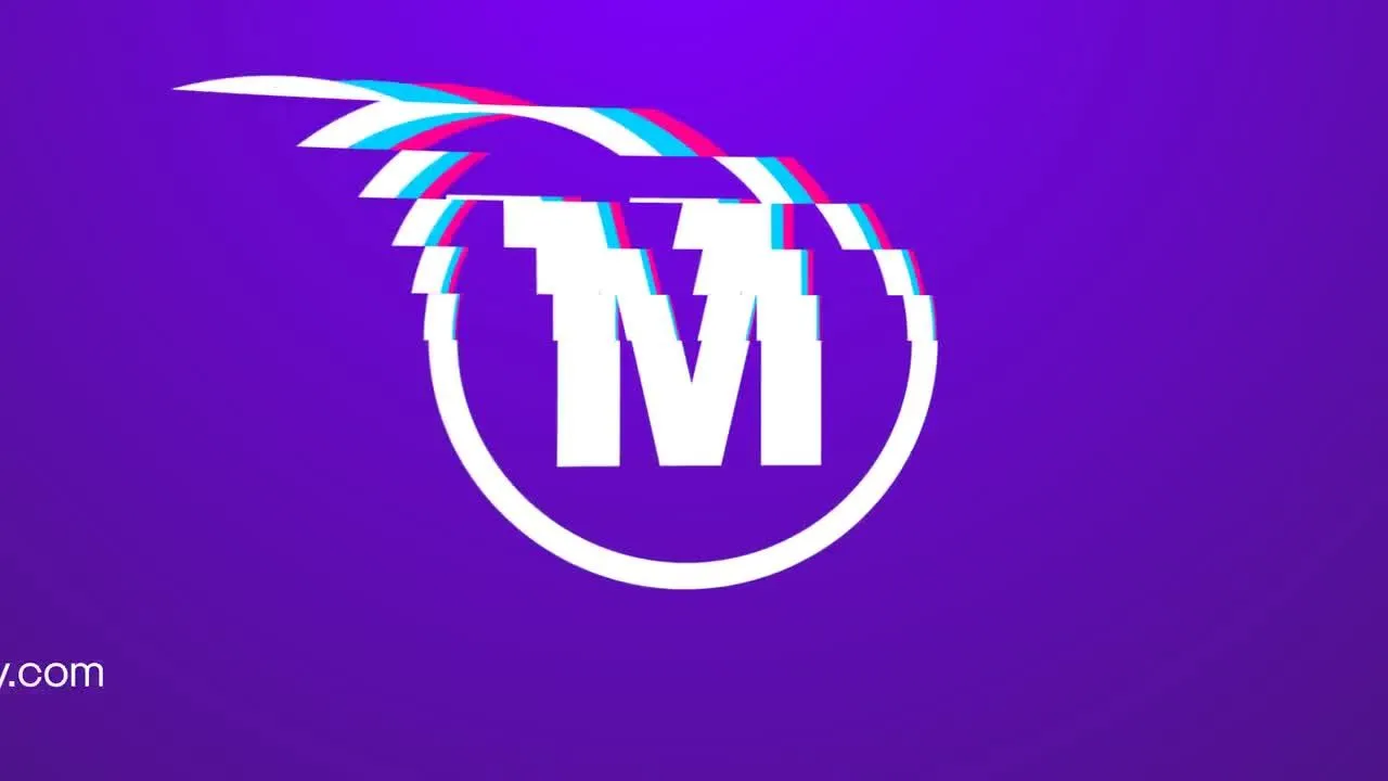 简短的扭曲的镜头效果弹出图标像素设计精选AE模板