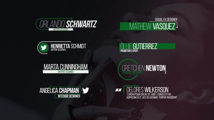 8个独特精美的低三分之二标题动画像素设计精选AE模板