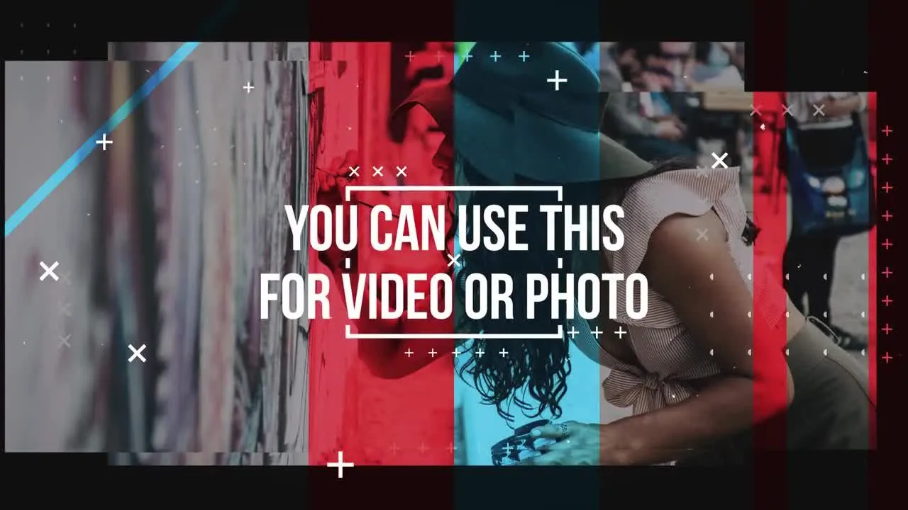 动态体育活动开启器像素设计精选AE模板