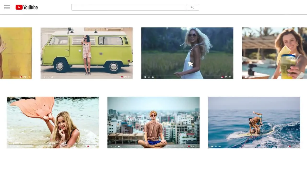 现代时尚的YouTube宣传片像素设计精选AE模板