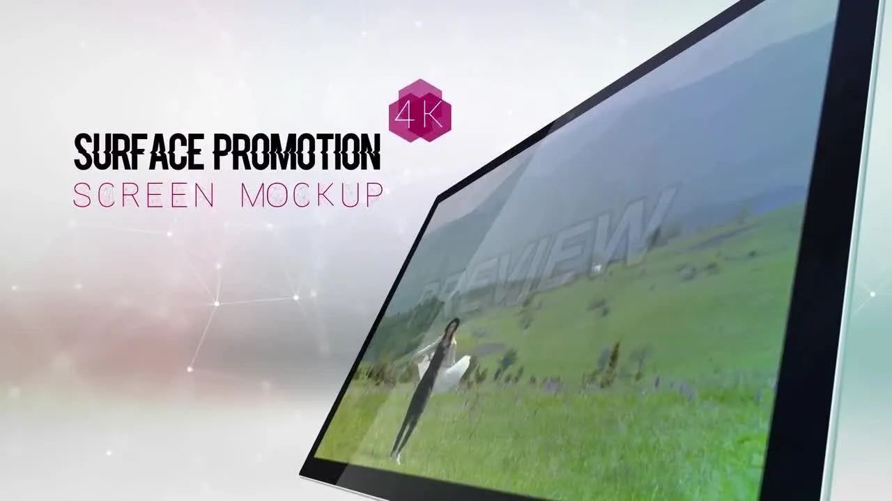 多功能屏幕样机促销像素设计精选AE模板