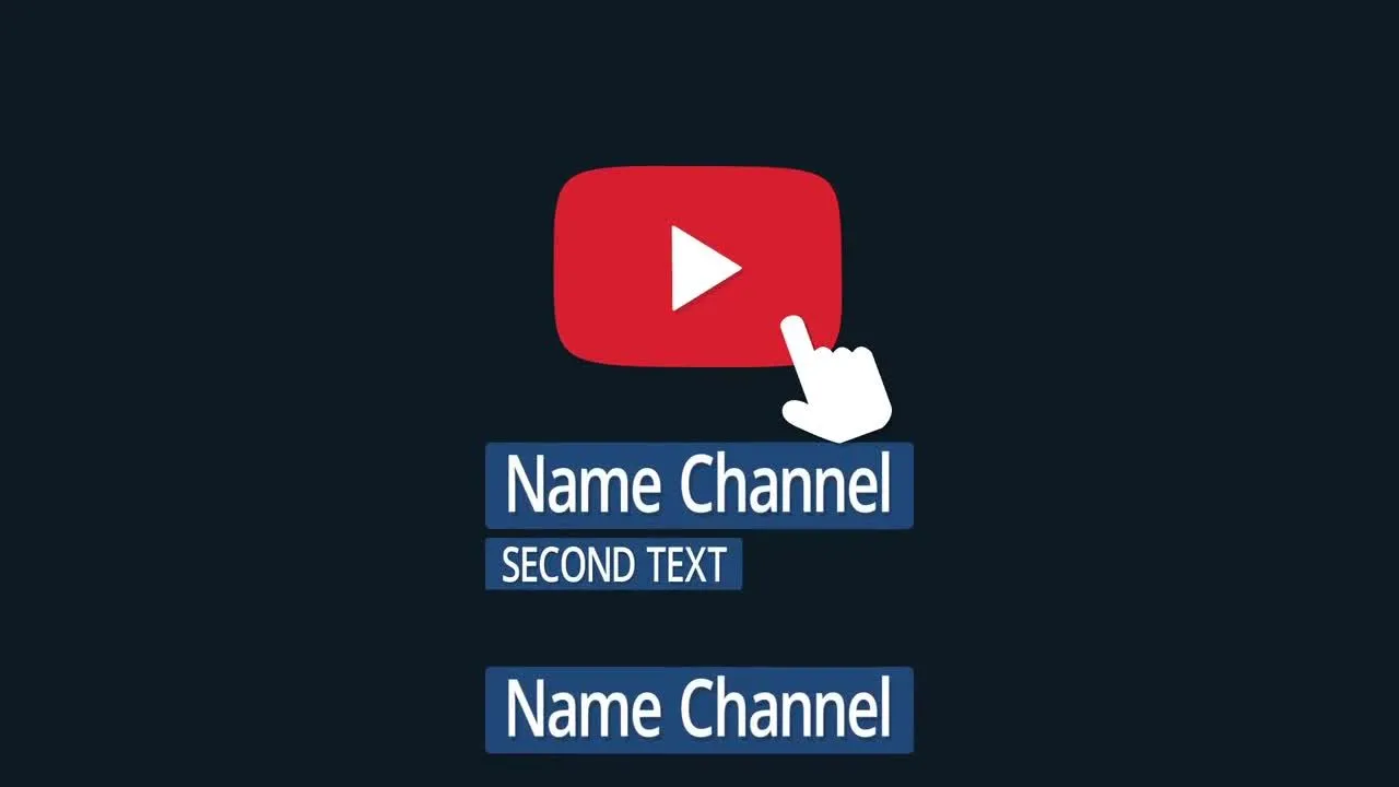YouTube注册包像素设计精选AE模板
