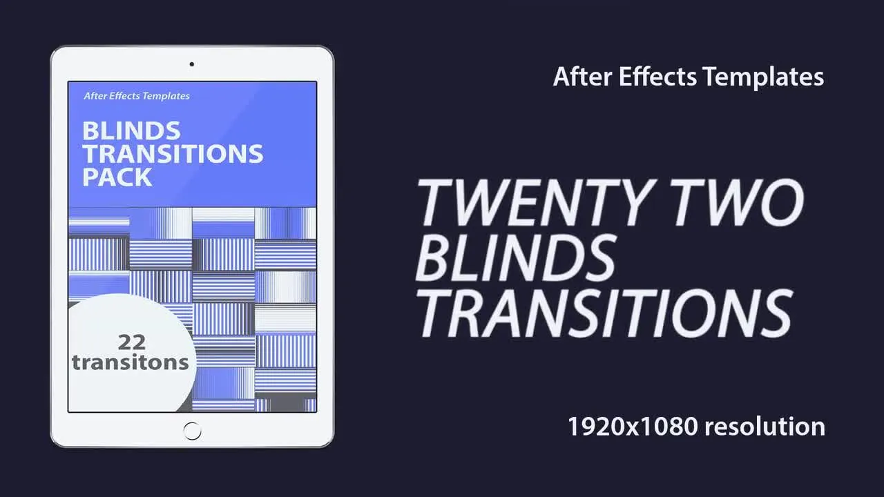 22款现代城市色彩的商品展示视频像素设计精选AE模板