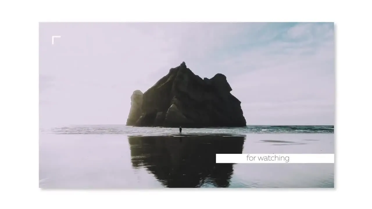 商业介绍最小开启像素设计精选AE模板