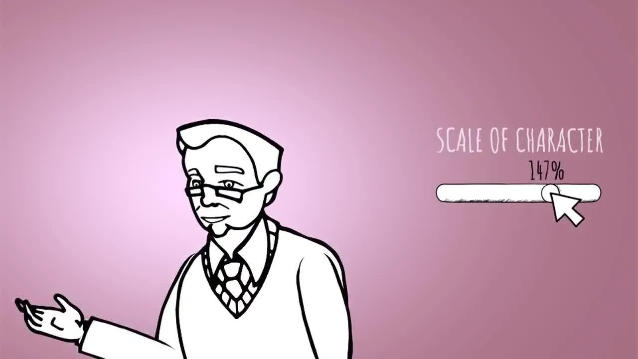 卡通人物商业广告像素设计精选AE模板