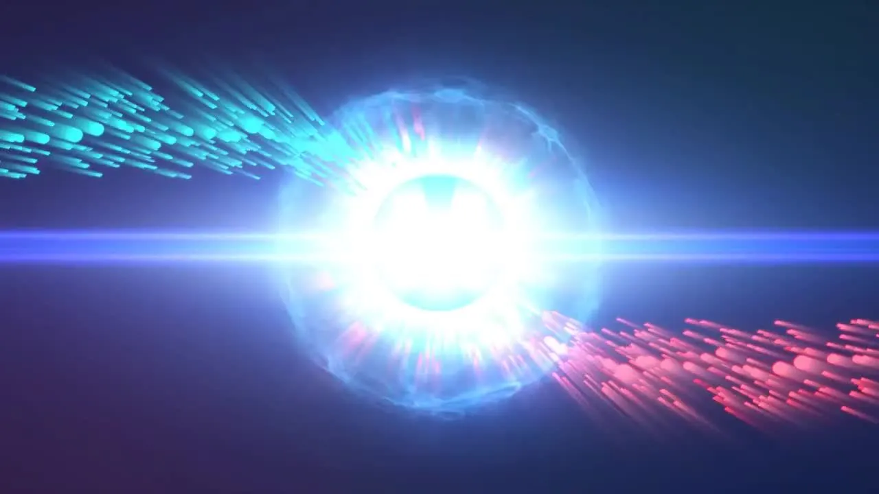 粒子爆破显示徽标像素设计精选AE模板