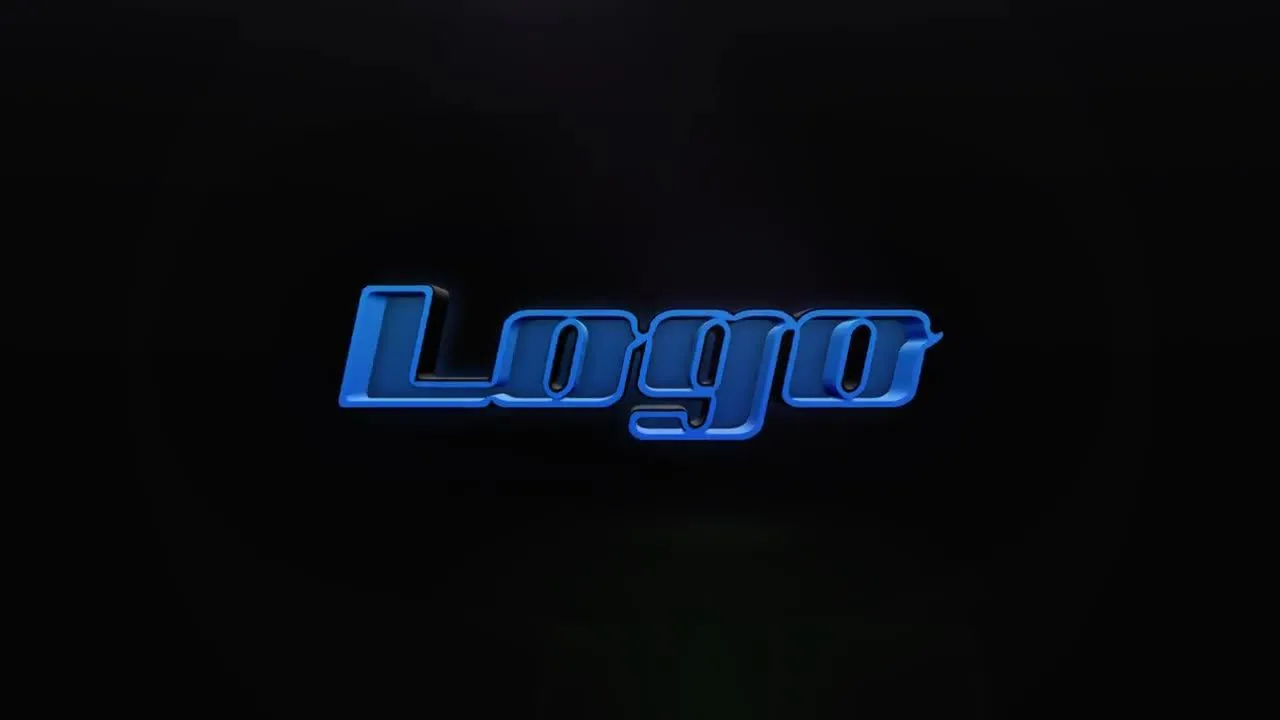 现代时尚徽标显示像素设计精选AE模板