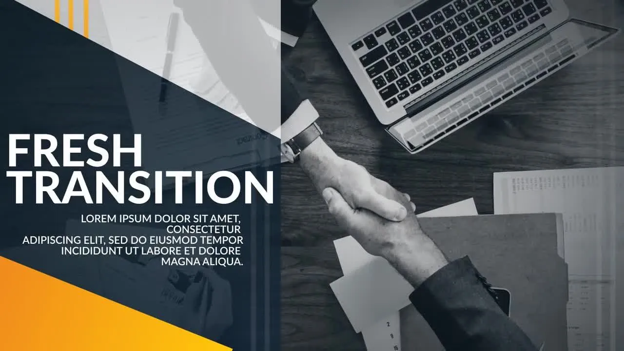 超现代时尚过渡企业营销像素设计精选AE模板