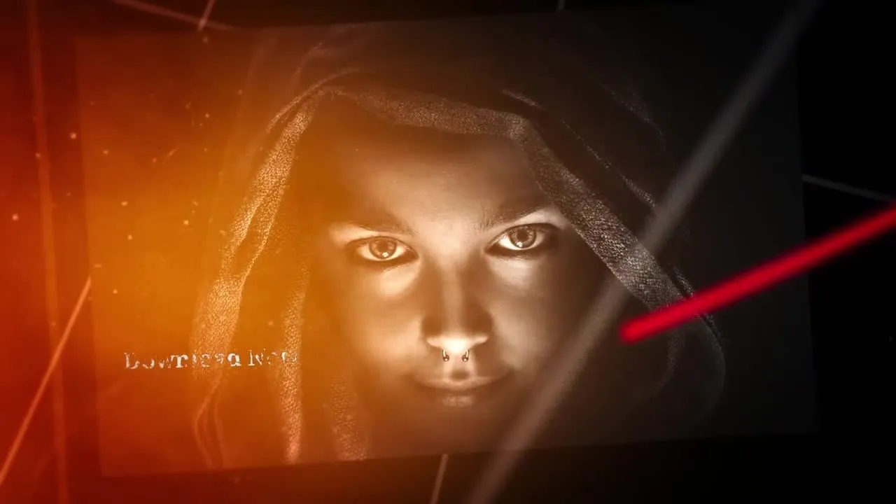 电影“红线”幻灯片像素设计精选AE模板