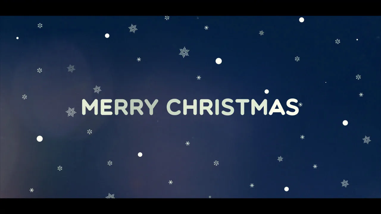 圣诞节时尚开场动画像素设计精选AE模板