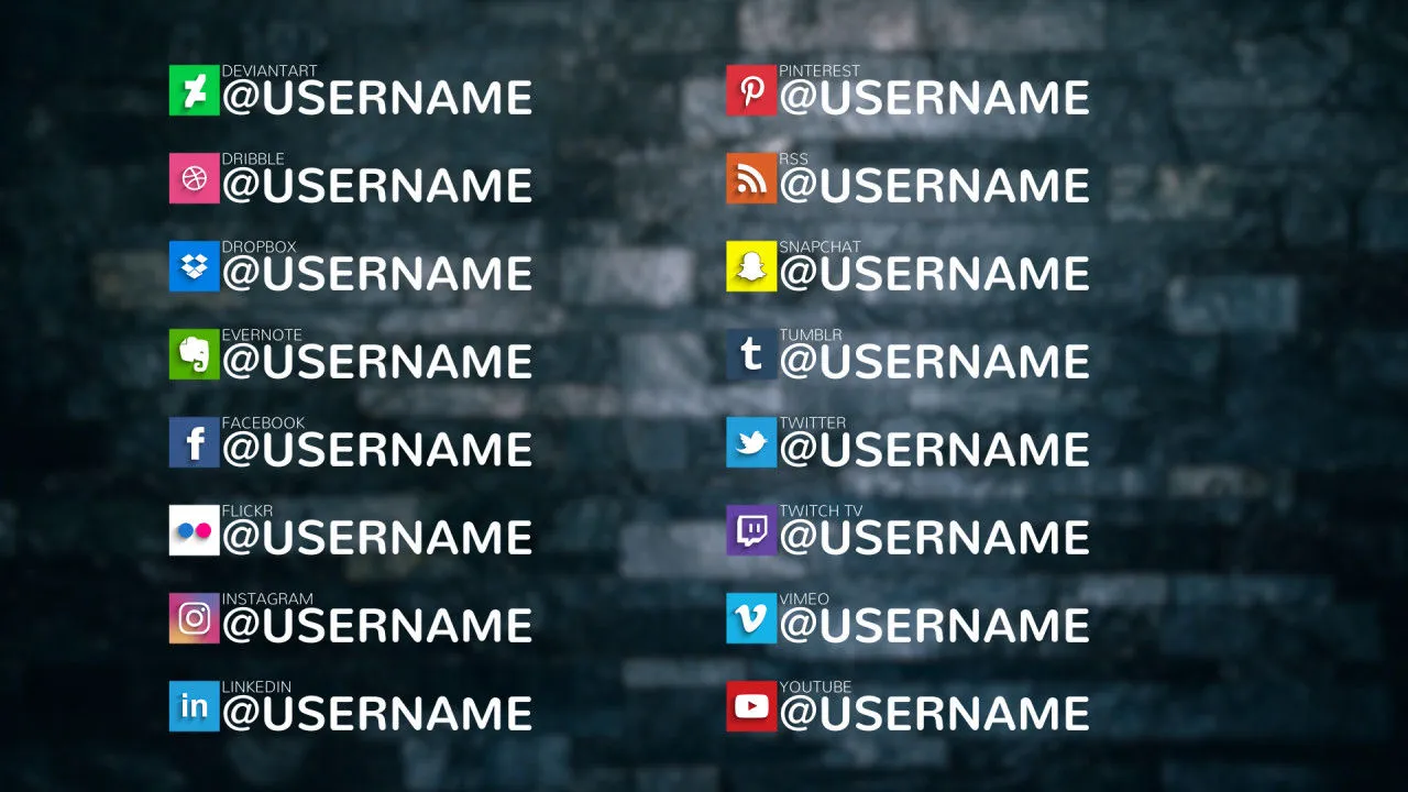 简单清洁社交媒体低三分装4K像素设计精选AE模板