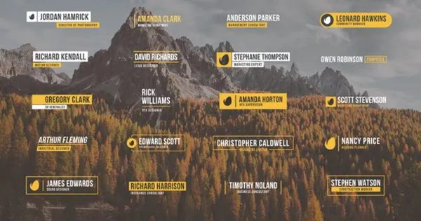 极简主义字幕条动画特效像素设计精选AE模板 Minimal Lower Thirds