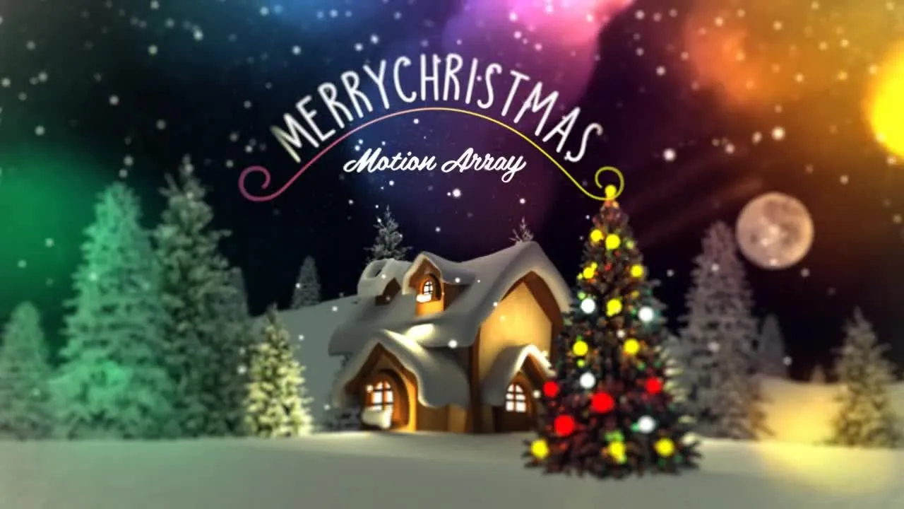 圣诞节揭幕战像素设计精选AE模板