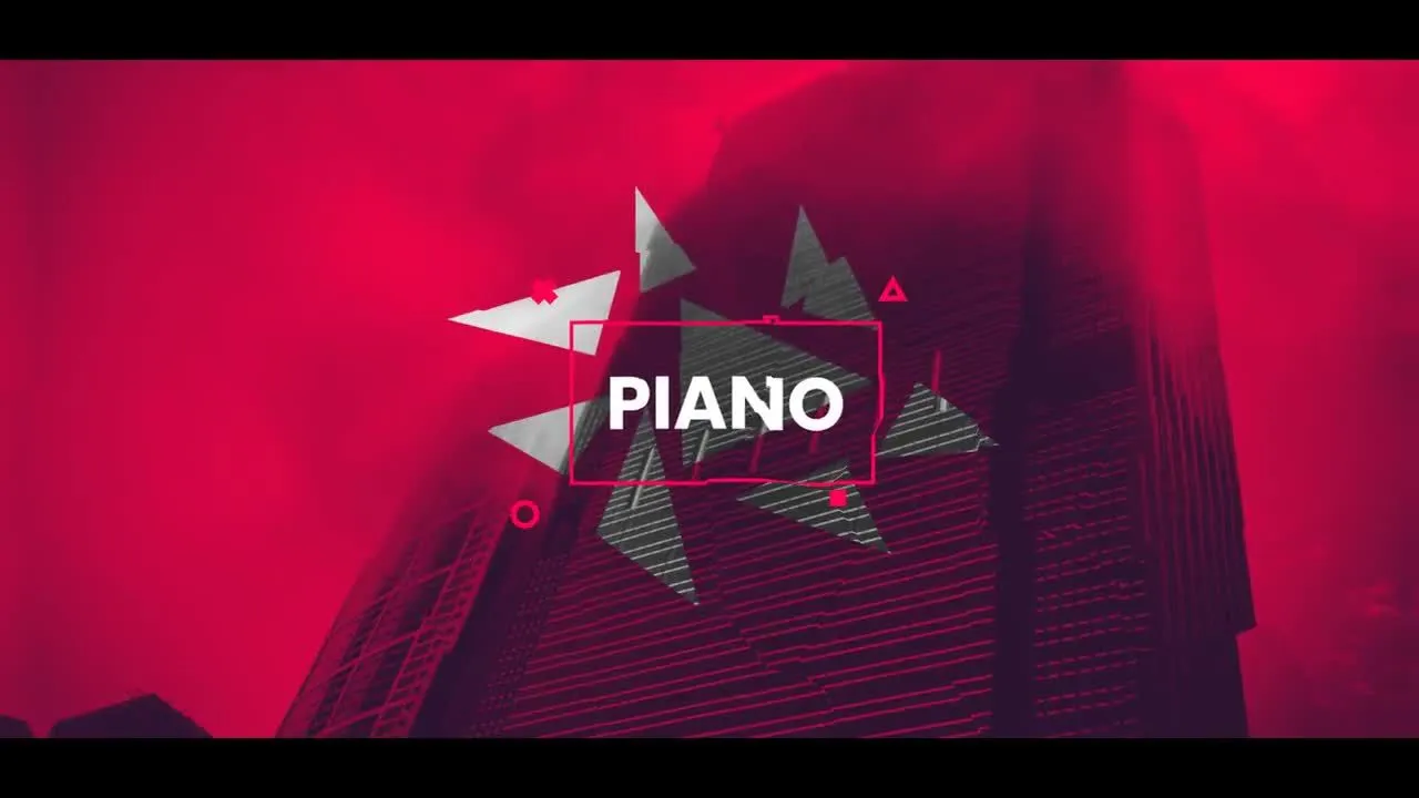 精彩的广告徽标显示像素设计精选AE模板