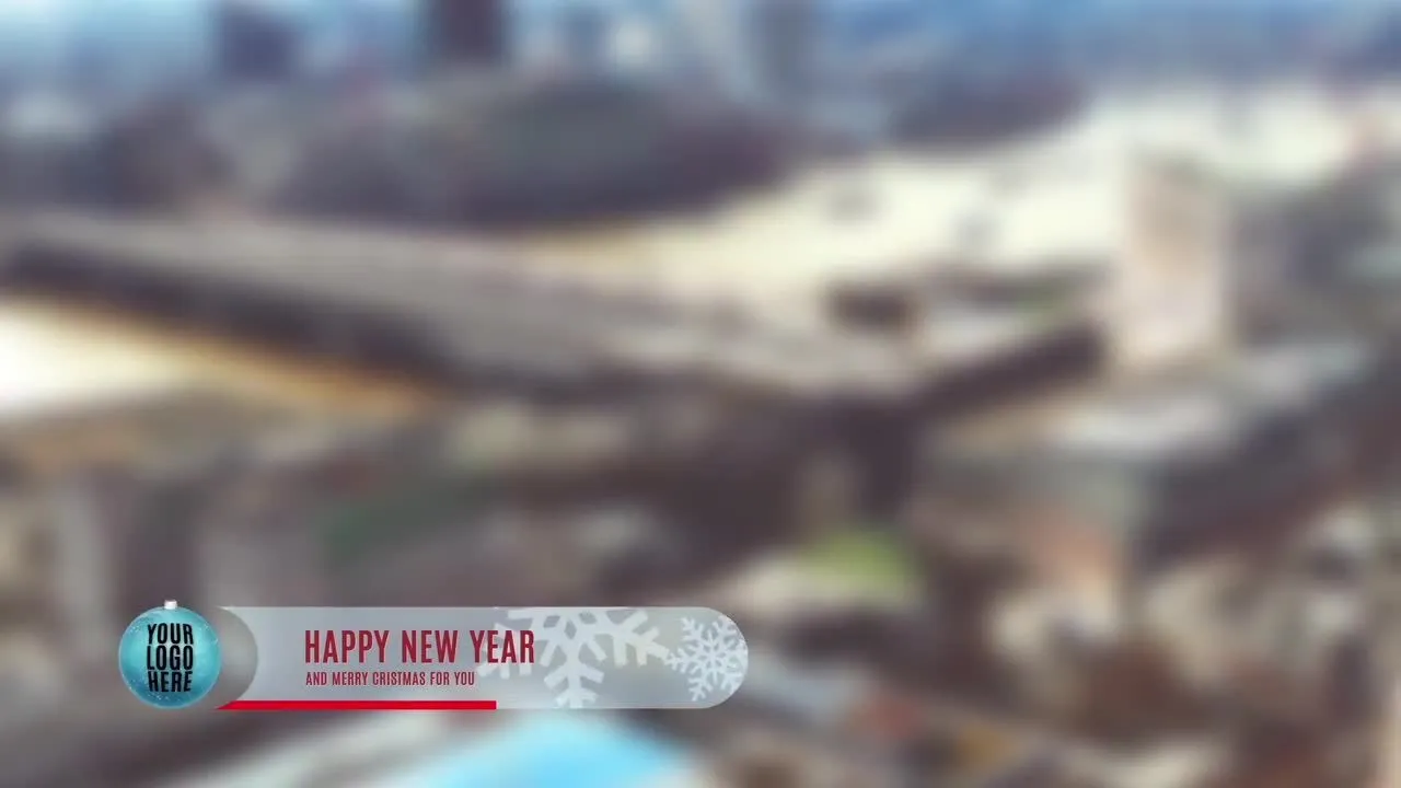 圣诞节下三分之一 像素设计精选AE模板