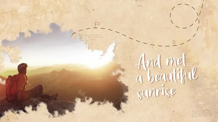 精美的旅行故事幻灯片像素设计精选AE模板