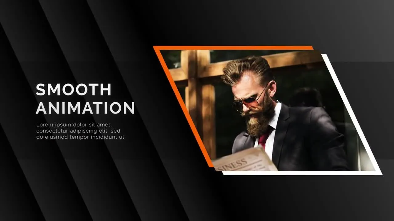 渐变促销企业演示动画像素设计精选AE模板