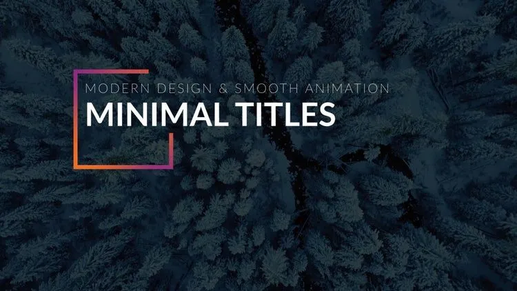 现代标题一种多功能的像素设计精选AE模板