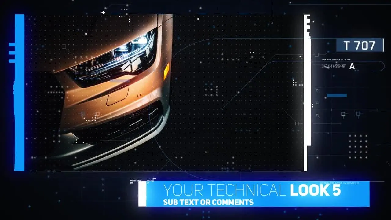 快节奏图文切换展示动画像素设计精选AE模板