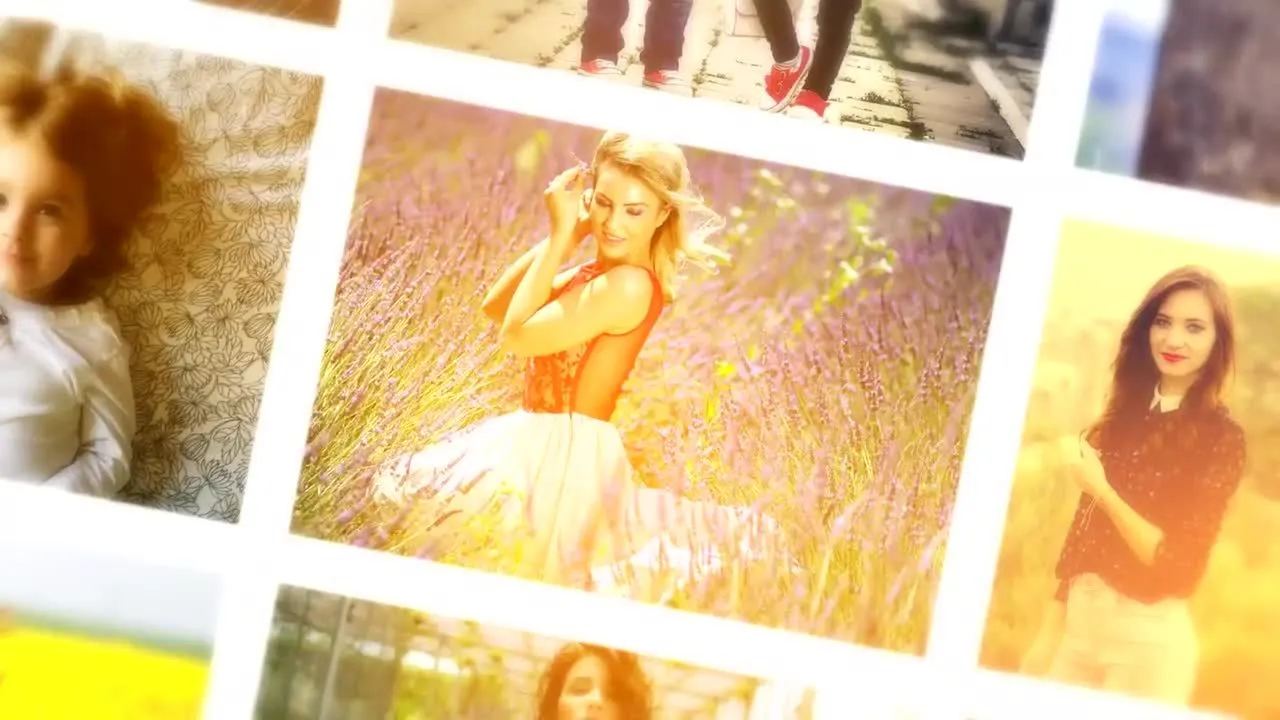 照片蒙太奇展示旅行时尚像素设计精选AE模板