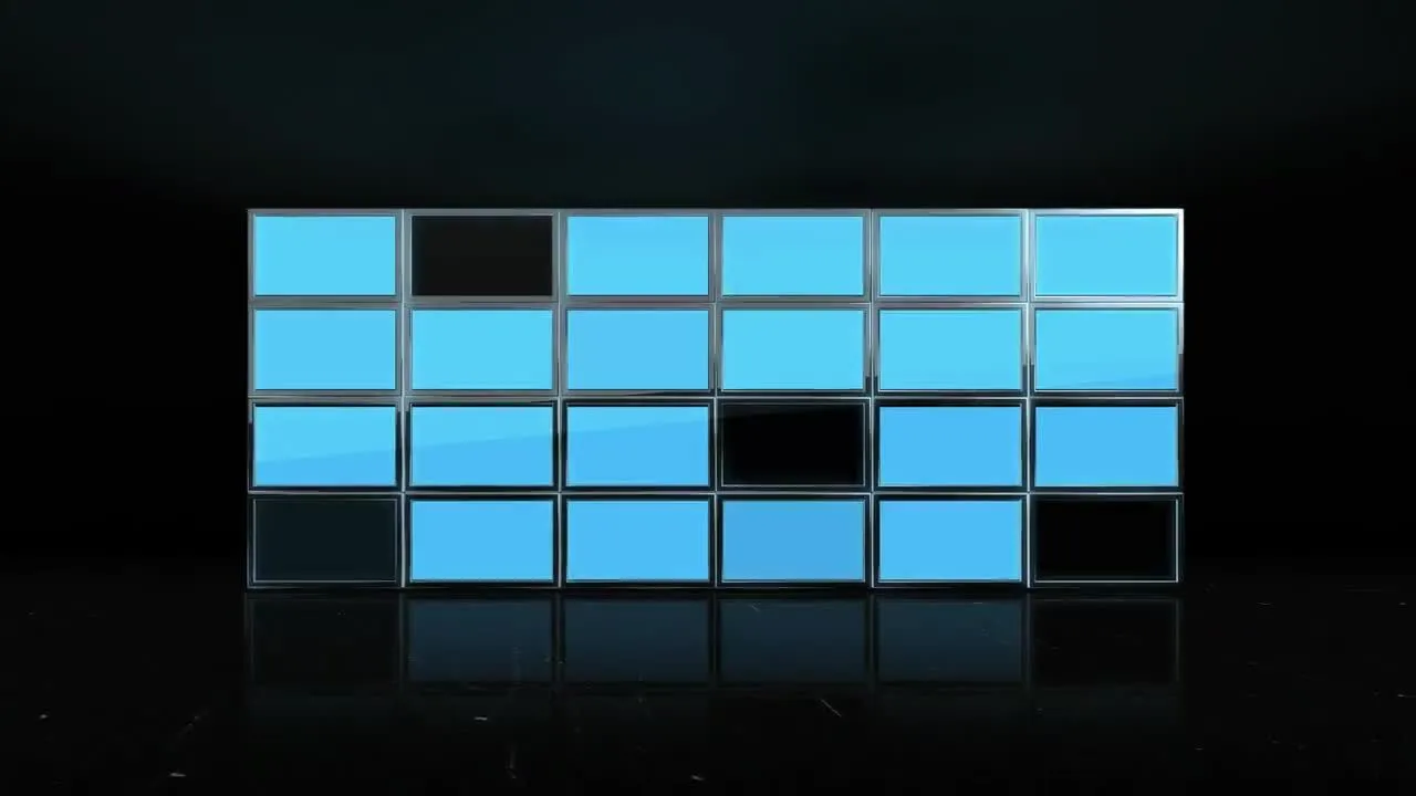 酷炫而现代的视频墙产品介绍像素设计精选AE模板