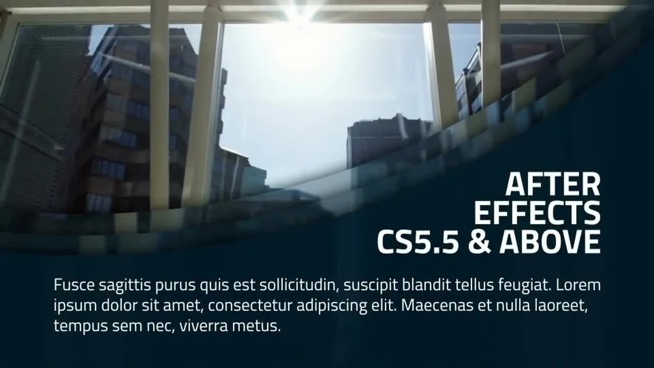 时尚设计文本动画企业介绍像素设计精选AE模板