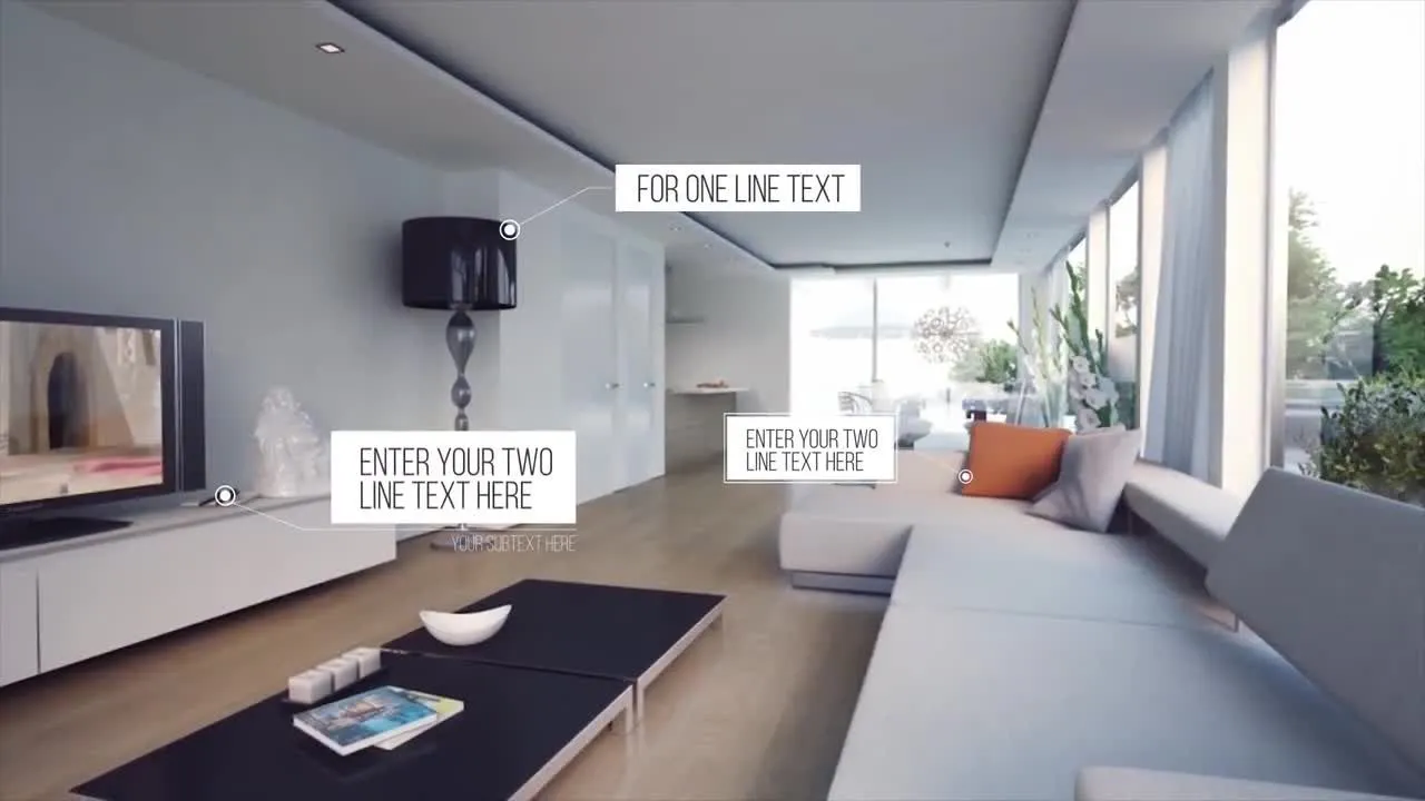 32个流畅经典的线条呼出标注文字标题像素设计精选AE模板