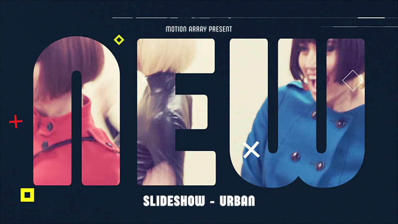 快速动画城市幻灯片像素设计精选AE模板