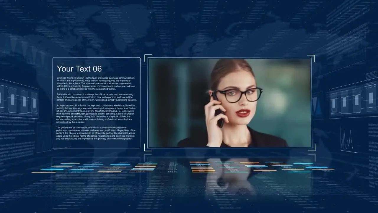 企业演示幻灯片像素设计精选AE模板