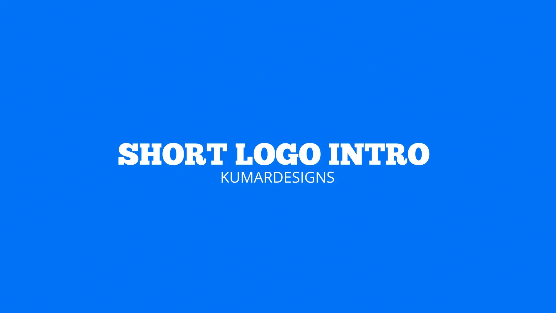 动画线条形状logo展示像素设计精选AE模板Short Logo Intro