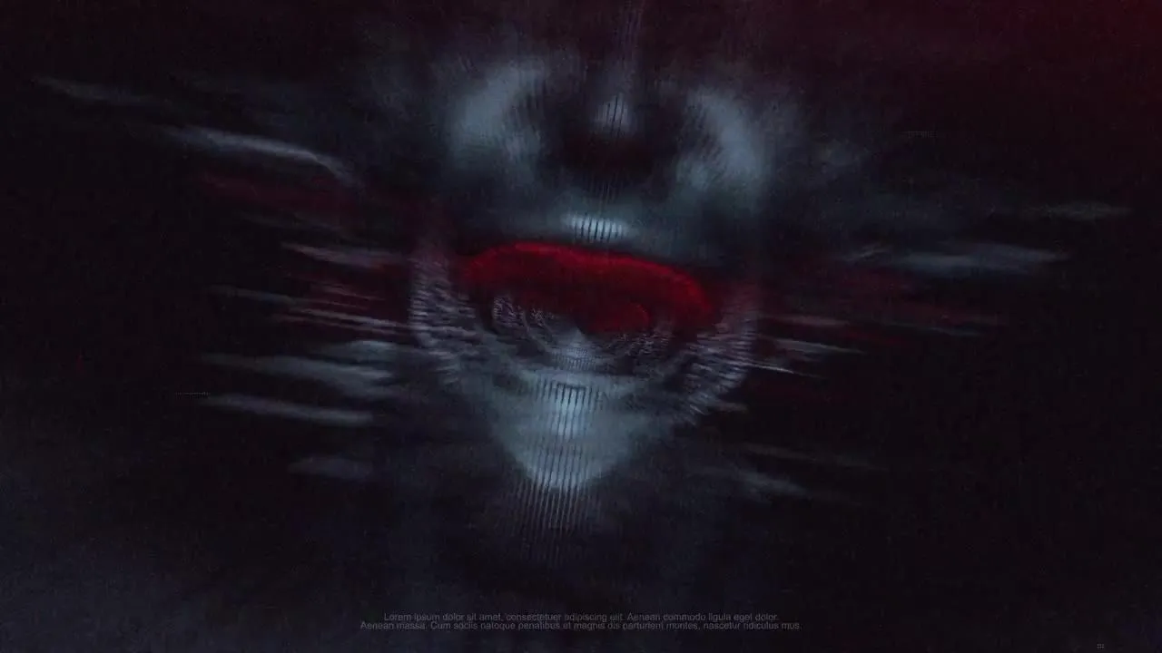 数字粒子数据徽标像素设计精选AE模板