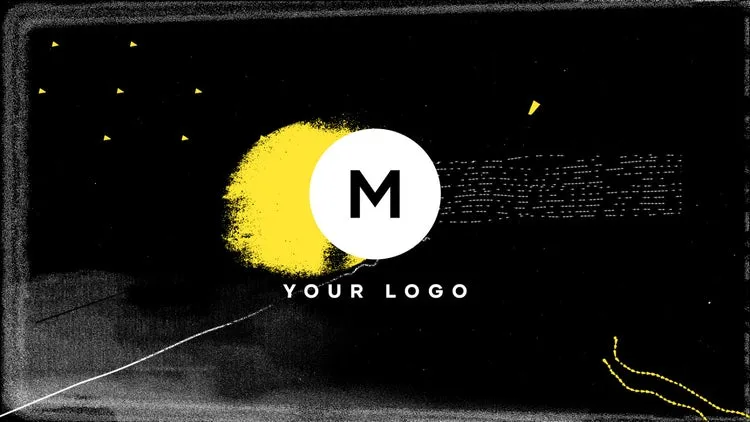 时尚新颖徽标动态动画ae模板