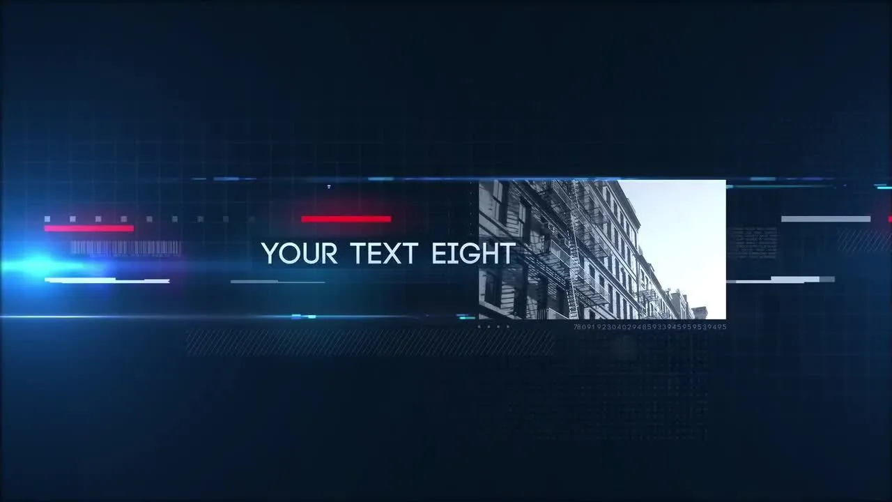 现代高科技促销介绍像素设计精选AE模板