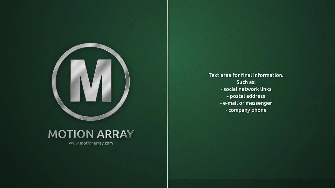 企业钢框架设计动画效果像素设计精选AE模板