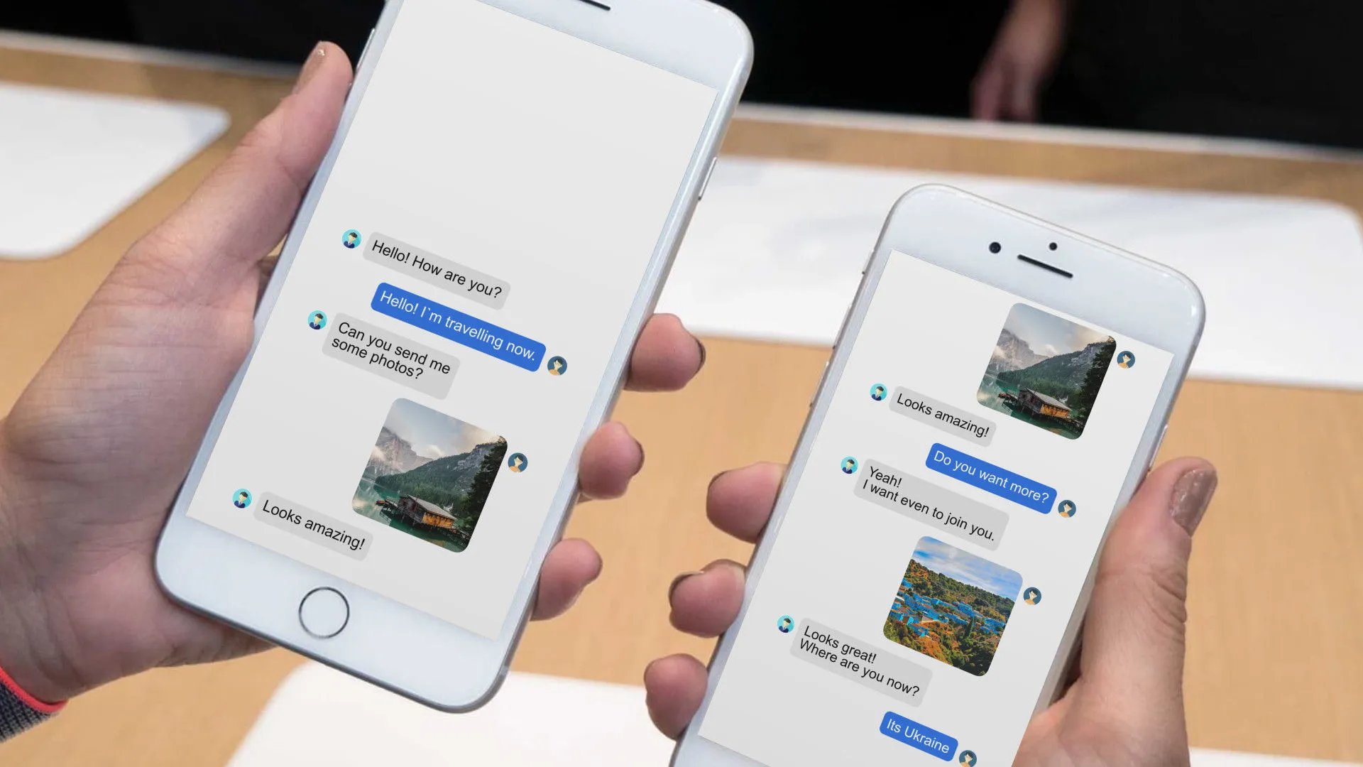 外观精美的文本消息对话显示器展示像素设计精选AE模板