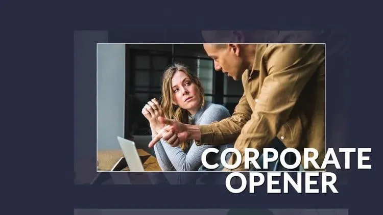 专业企业幻灯片动画像素设计精选AE模板