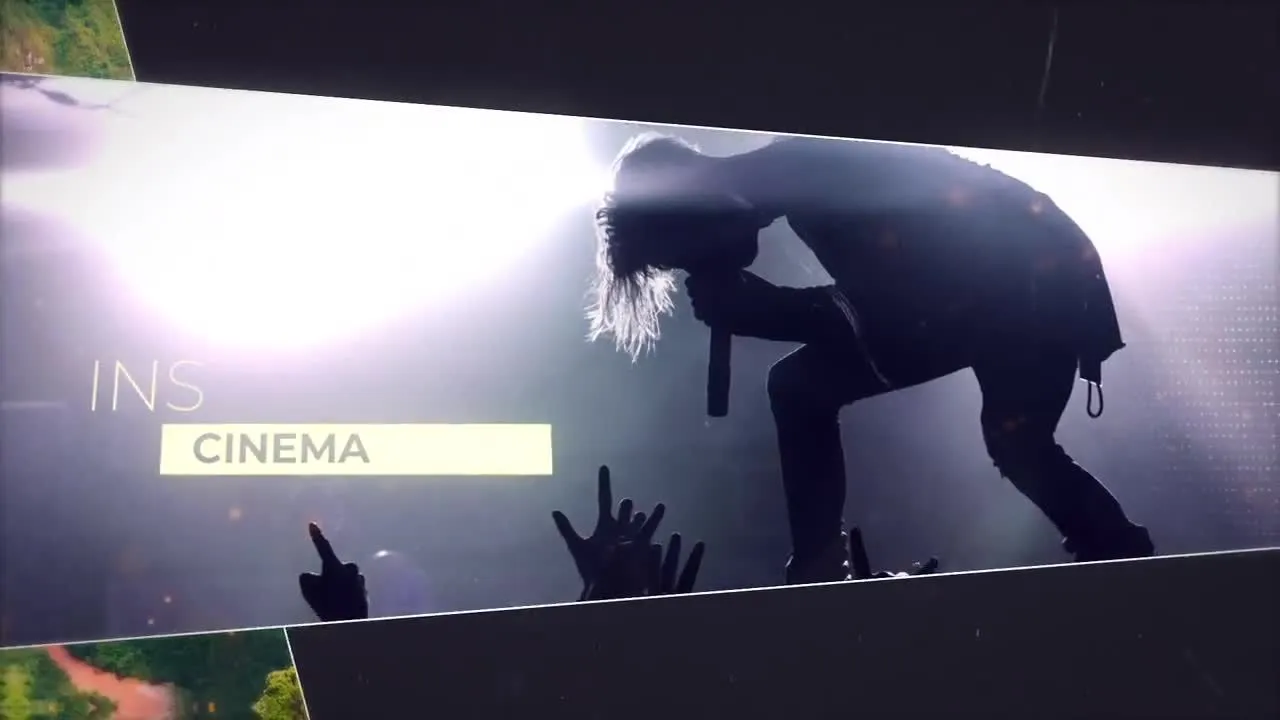 14个几何图形时尚照片片头转场像素设计精选AE模板Abstract Cinematic Slideshow