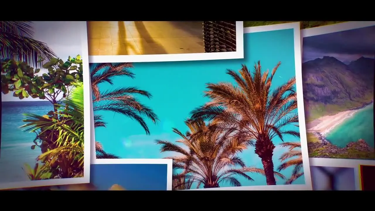 多功能流畅宝丽来照片展示像素设计精选AE模板