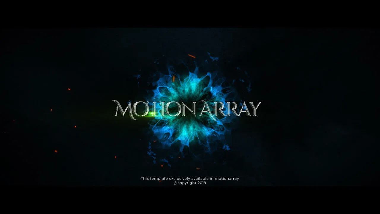 旅程戏剧性动画标题序列像素设计精选AE模板