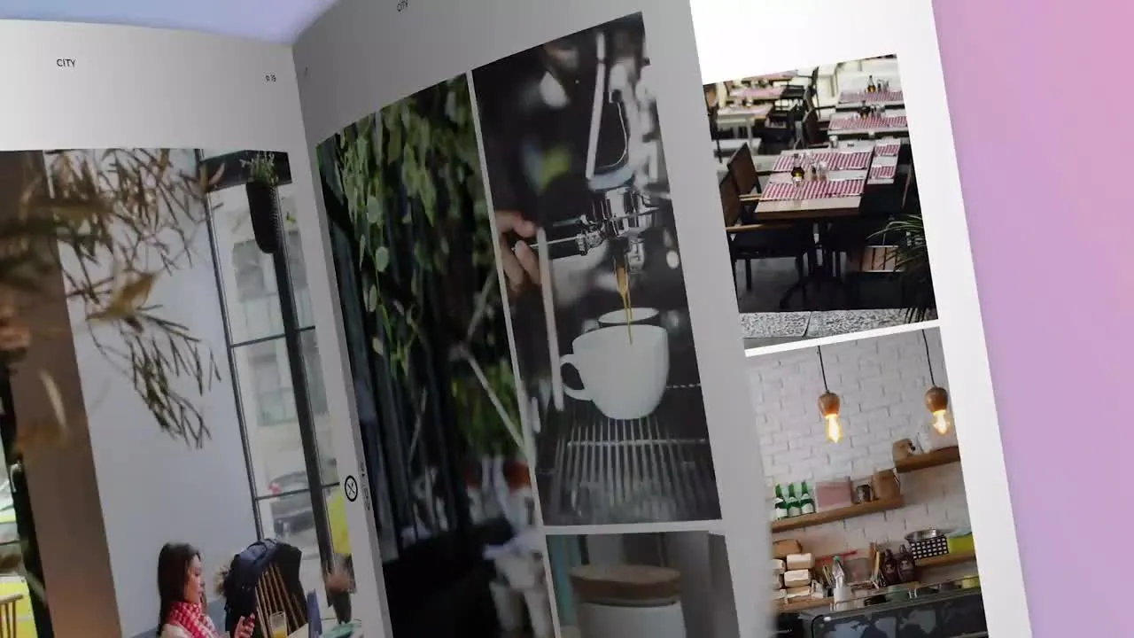 时尚独特的杂志推广像素设计精选AE模板