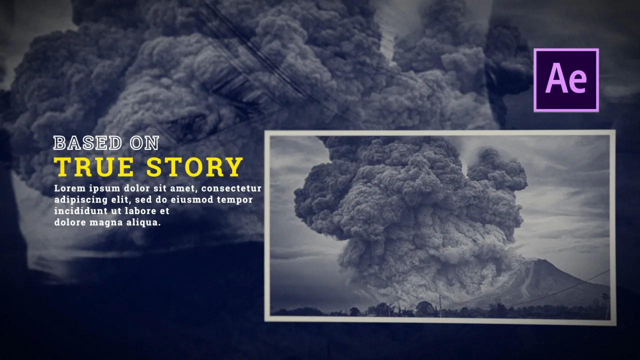 历史记忆幻灯片动态动画像素设计精选AE模板