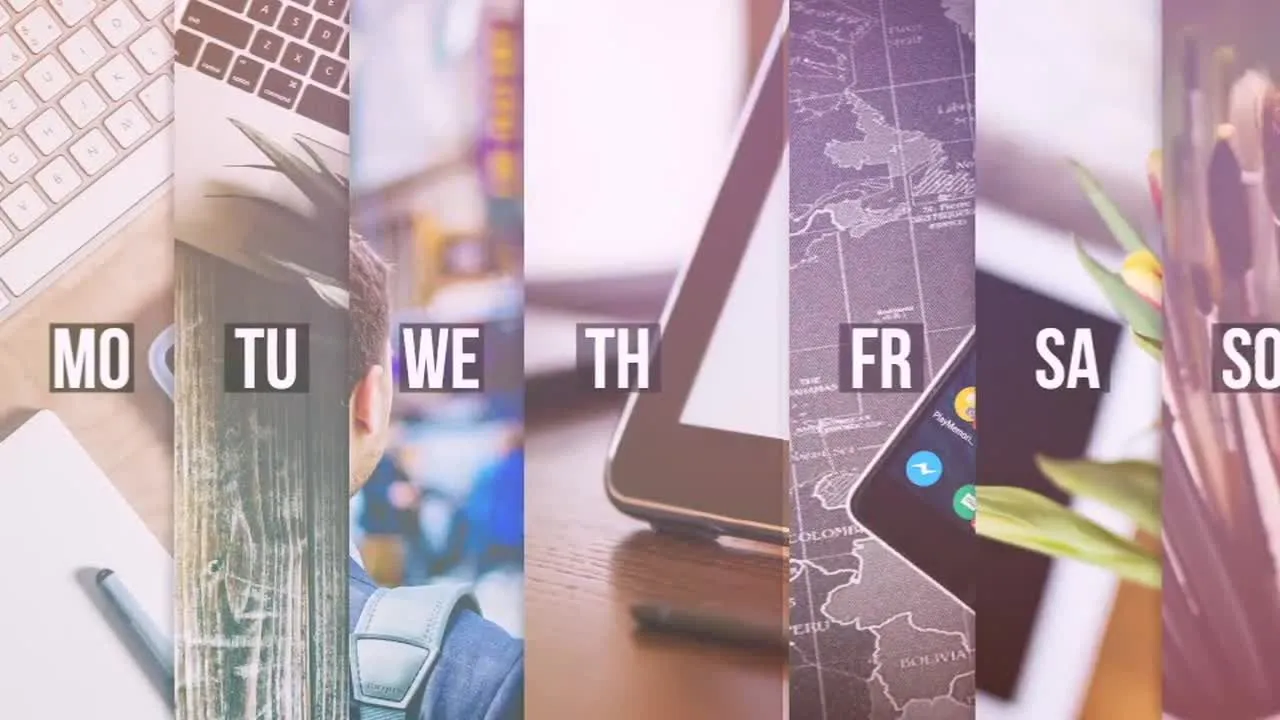 14个游览专业动画视频像素设计精选AE模板