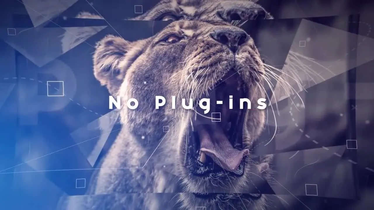 经典视差幻灯片像素设计精选AE模板