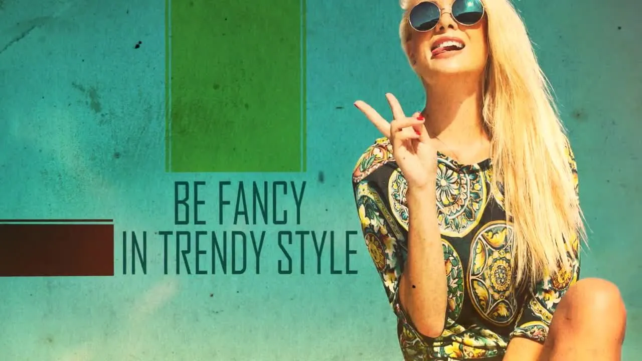 炫酷复古时尚促销活动像素设计精选AE模板