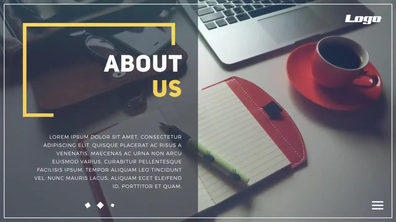 时尚设计最小演示促销像素设计精选AE模板