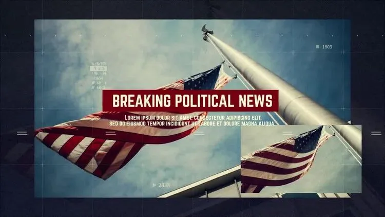 现代醒目的高科技新闻简介像素设计精选AE模板