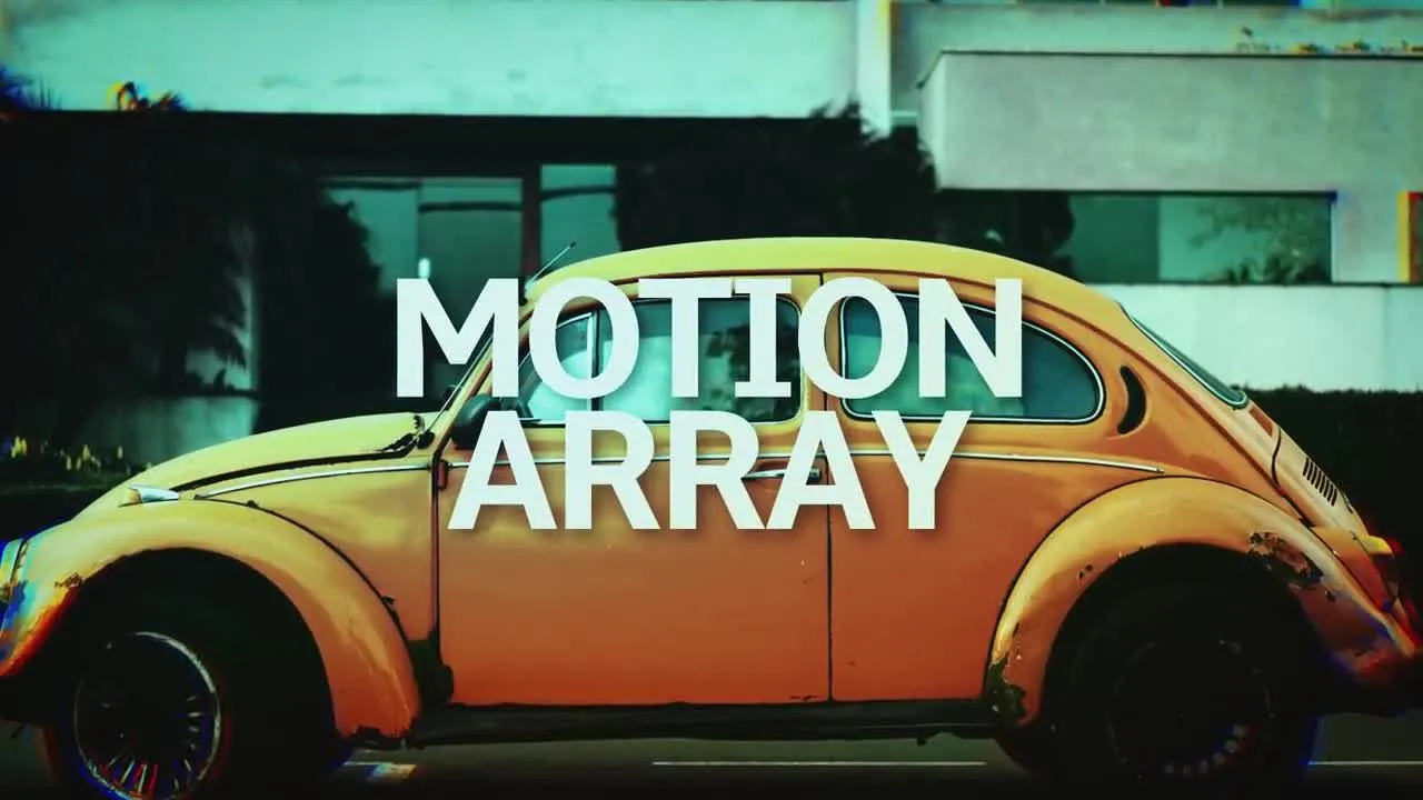 复古风格影视宣传片视频像素设计精选AE模板