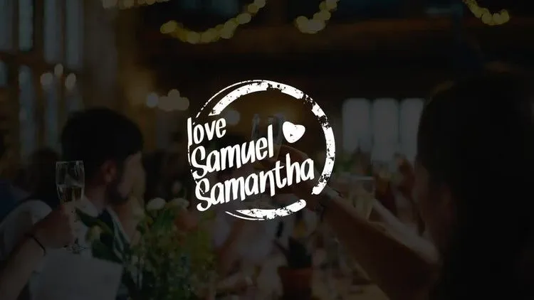 婚礼标题After Effects模板